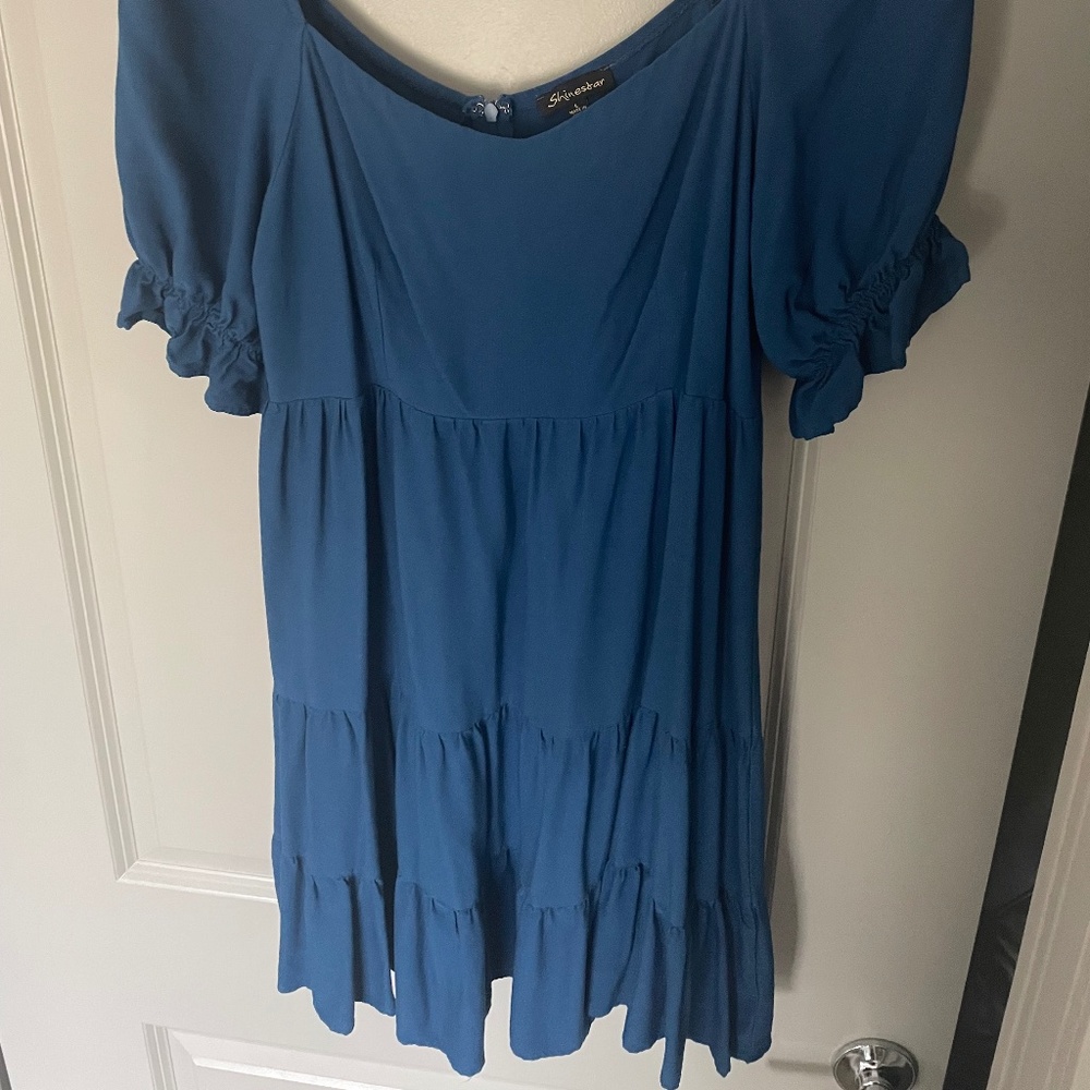 Royal Blue Short Dress